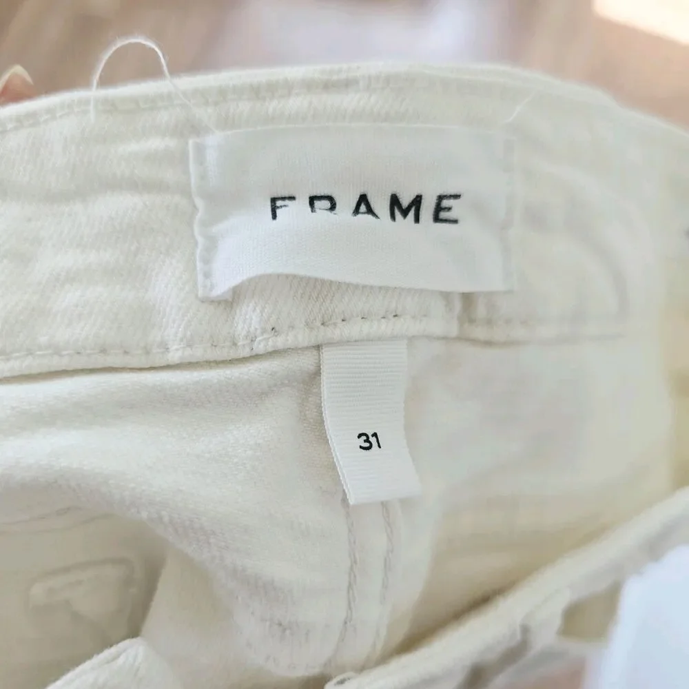 FRAME Le Mini Boot Mid Rise Jeans  Size 31 Full Length 32